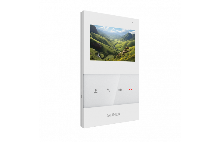 Video intercom Slinex SQ-04M with high-resolution widescreen LCD display and built-in memory